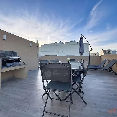 Rooftop 3br With Plunge Pool & Bbq Near Airport *